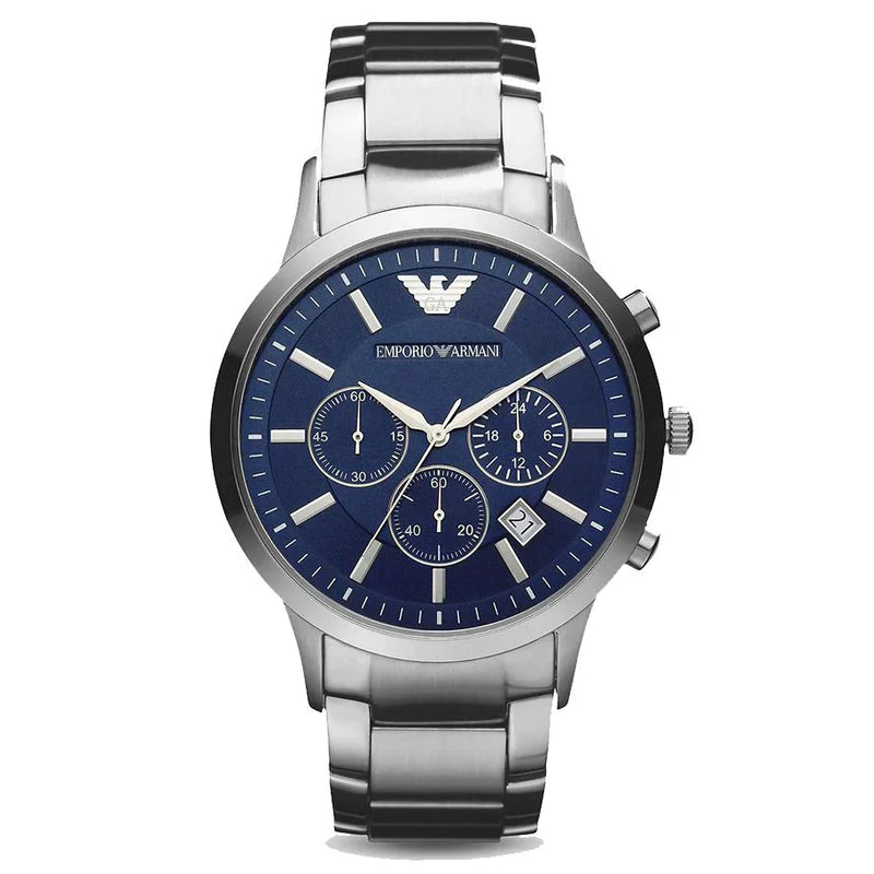 Emporio Armani Men's Blue Chronograph Watch